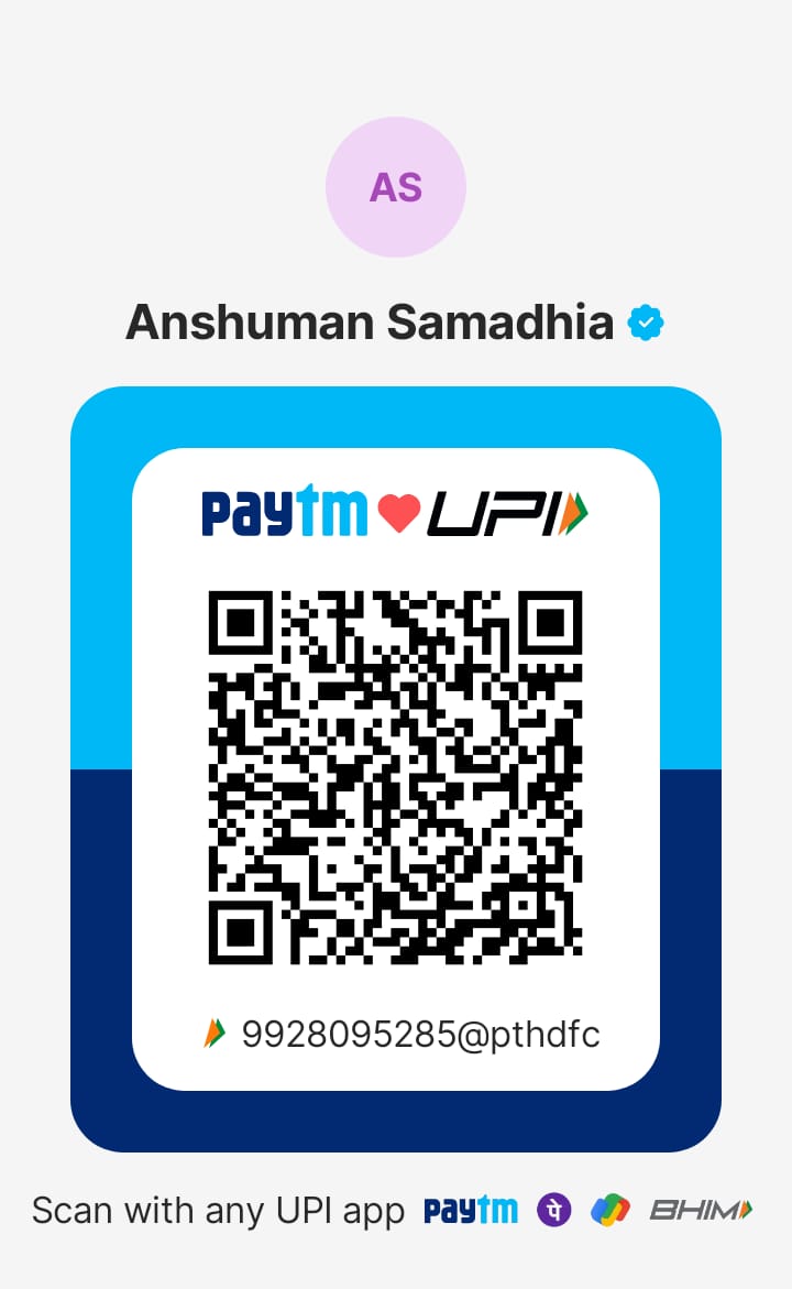 UPI payment QR code for paperback - ₹599